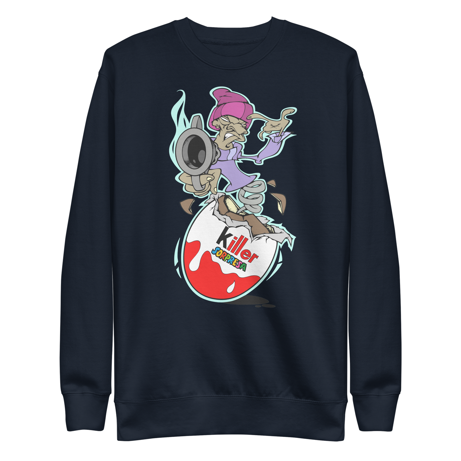 KILLER SORPRESA SWEATSHIRT - DESIGN BY SHAONE KILLER SORPRESA SWEATSHIRT - DESIGN BY SHAONE