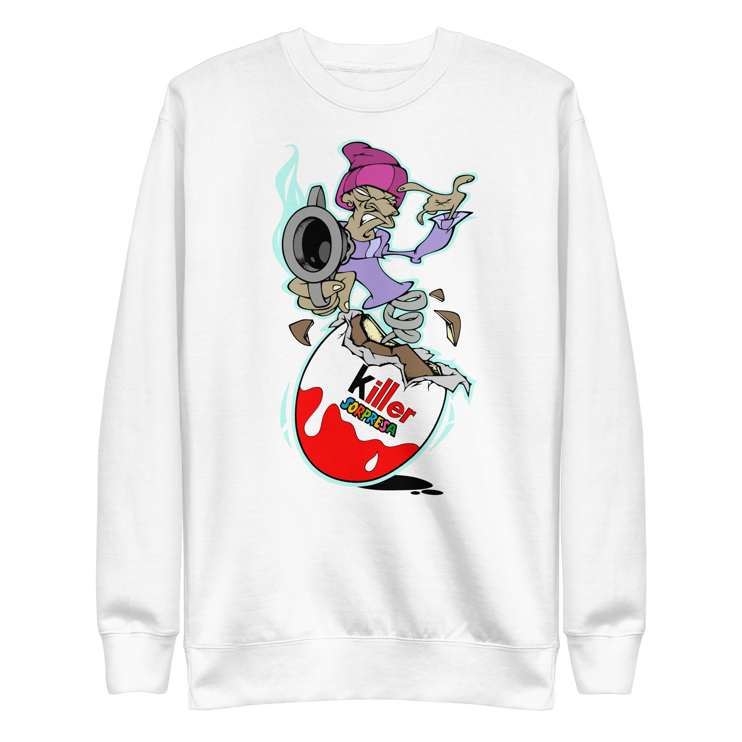 KILLER SORPRESA SWEATSHIRT - DESIGN BY SHAONE KILLER SORPRESA SWEATSHIRT - DESIGN BY SHAONE
