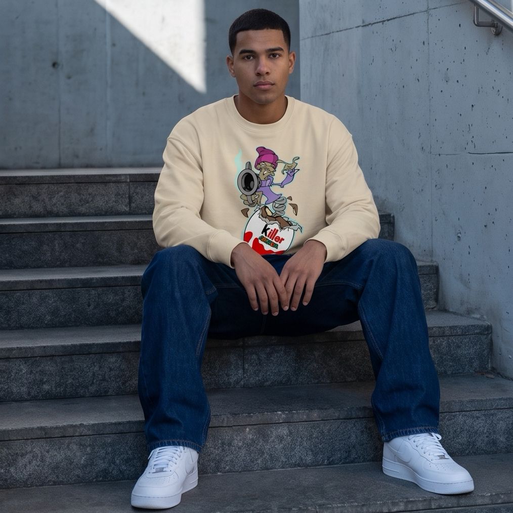 KILLER SORPRESA SWEATSHIRT - DESIGN BY SHAONE KILLER SORPRESA SWEATSHIRT - DESIGN BY SHAONE