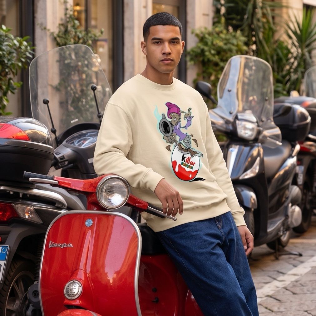 KILLER SORPRESA SWEATSHIRT - DESIGN BY SHAONE KILLER SORPRESA SWEATSHIRT - DESIGN BY SHAONE