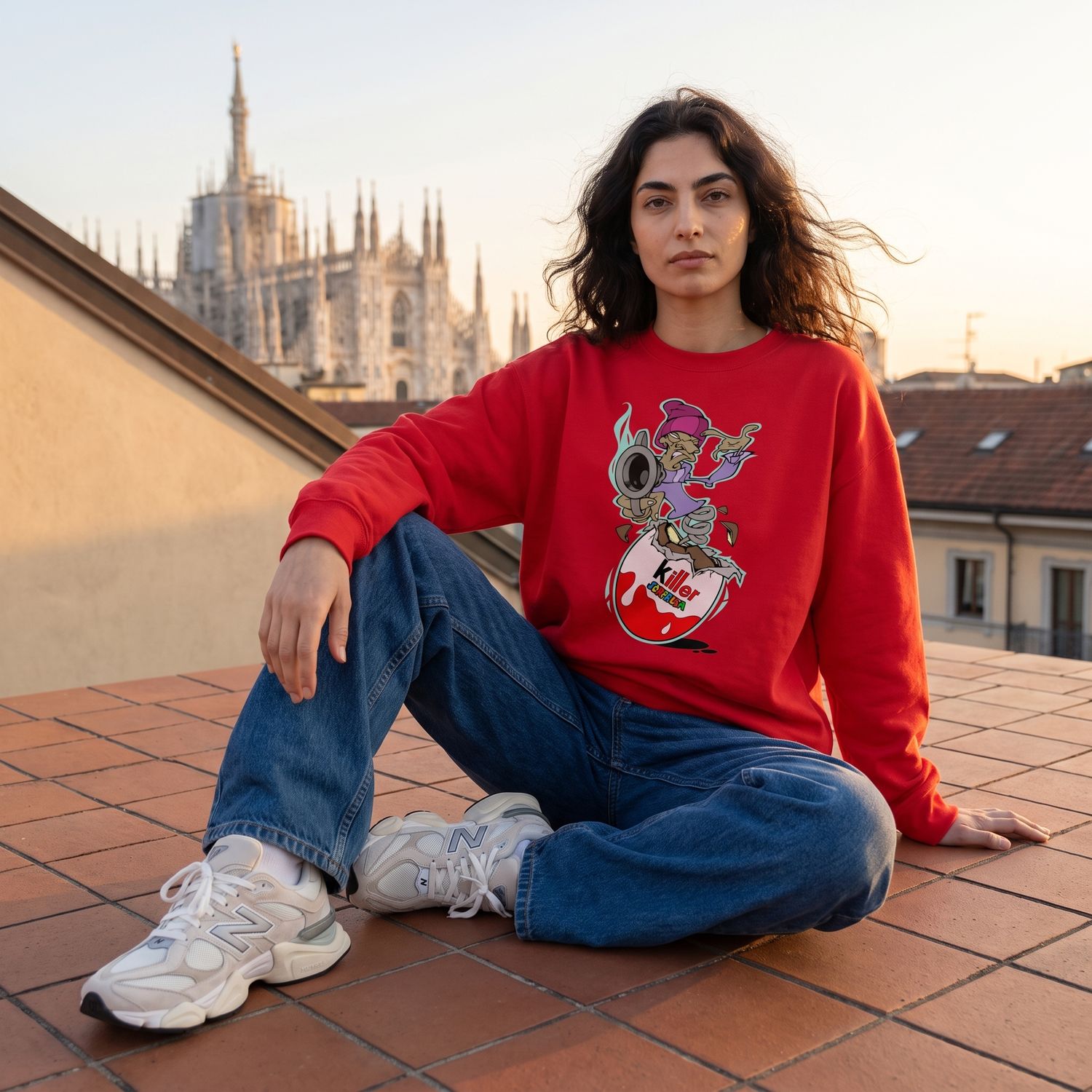KILLER SORPRESA SWEATSHIRT - DESIGN BY SHAONE KILLER SORPRESA SWEATSHIRT - DESIGN BY SHAONE
