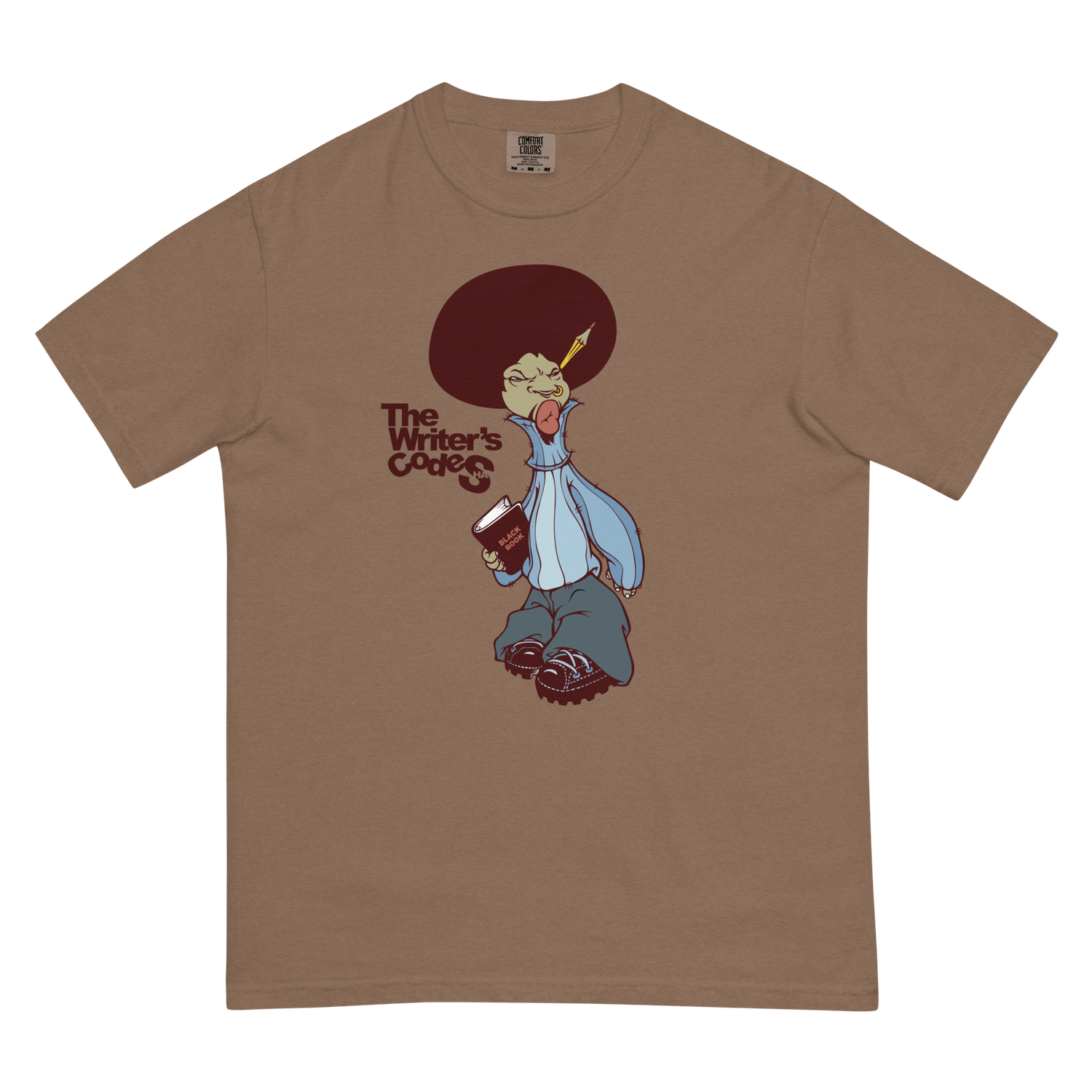 BLACK BOOK T-SHIRT - DESIGN BY SHAONE BLACK BOOK T-SHIRT - DESIGN BY SHAONE