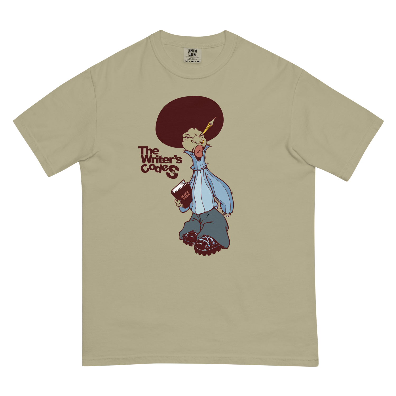 BLACK BOOK T-SHIRT - DESIGN BY SHAONE BLACK BOOK T-SHIRT - DESIGN BY SHAONE