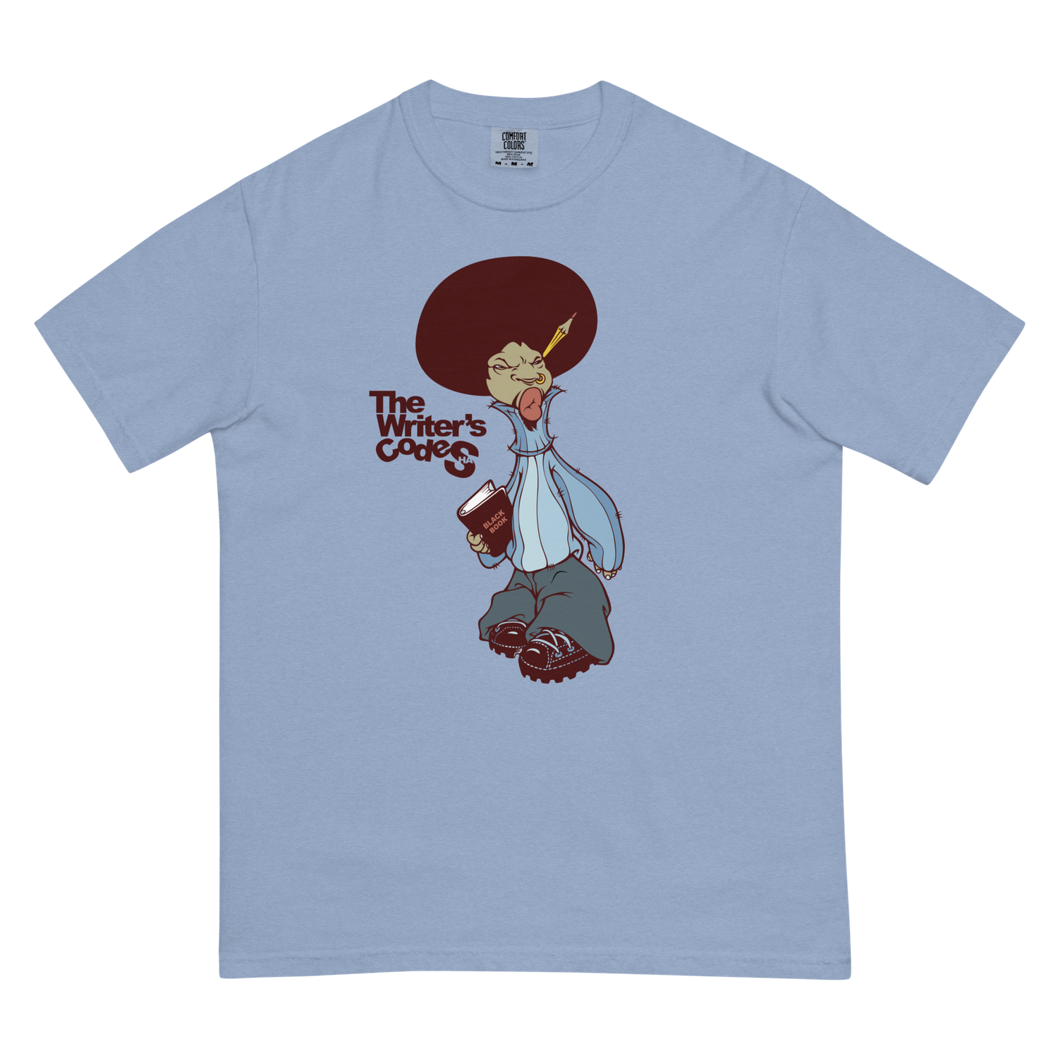 BLACK BOOK T-SHIRT - DESIGN BY SHAONE BLACK BOOK T-SHIRT - DESIGN BY SHAONE