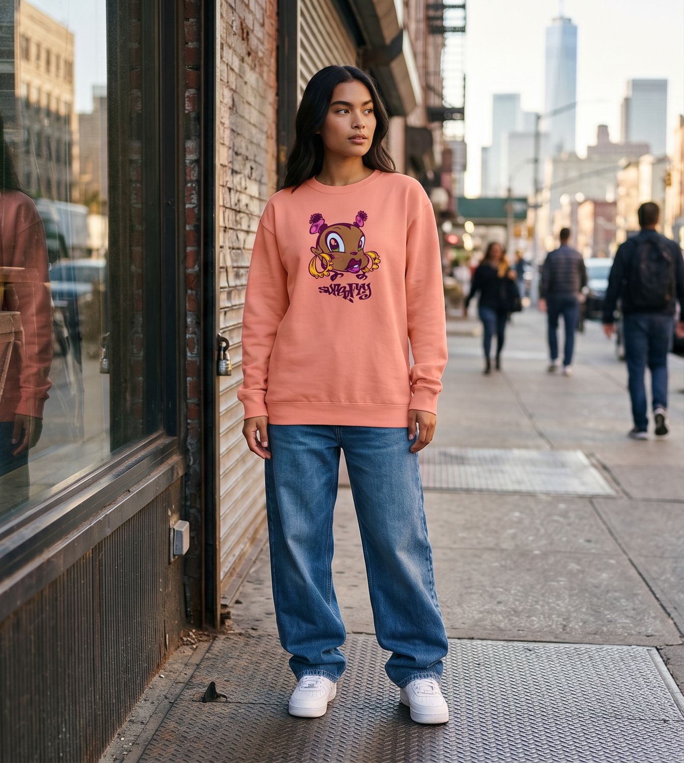 SUPERFLY SWEATSHIRT - DESIGN BY SHAONE SUPERFLY SWEATSHIRT - DESIGN BY SHAONE