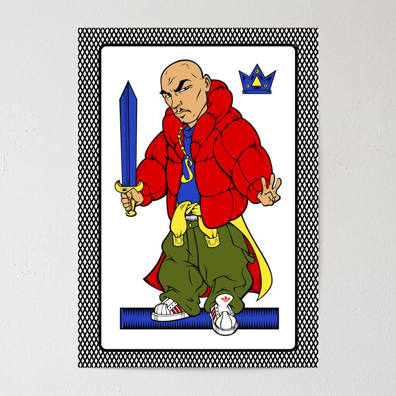 10 DI SPADE POSTER FORMATO A1 (59.4 x 84.1 CM) - DESIGN BY SHAONE 10 DI SPADE POSTER FORMATO A1 (59.4 x 84.1 CM) - DESIGN BY SHAONE