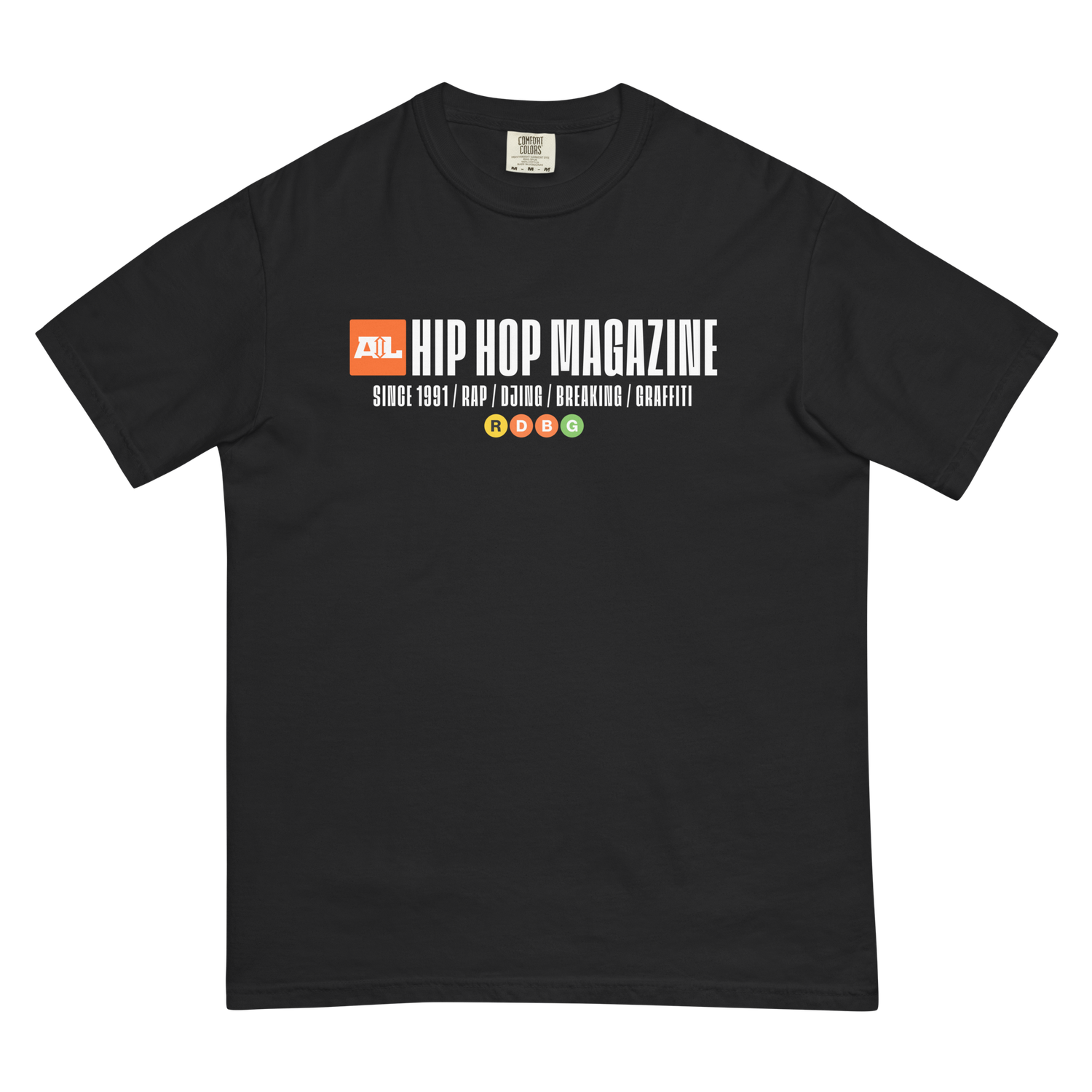 Store 2 AELLE HIP HOP MAGAZINE T-SHIRT (SCRITTA BIANCA)