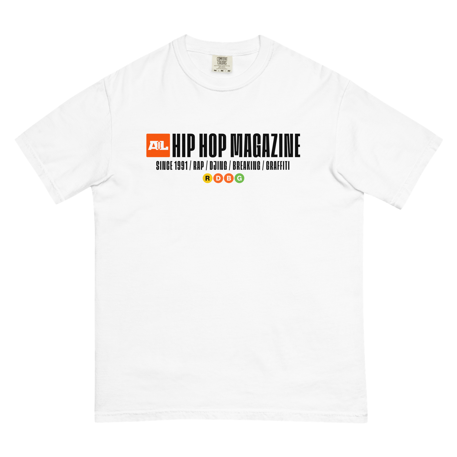 Store 3 AELLE HIP HOP MAGAZINE T-SHIRT (SCRITTA NERA)