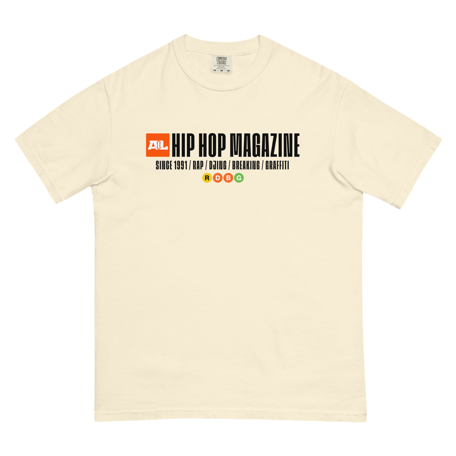 AELLE HIP HOP MAGAZINE T-SHIRT (SCRITTA NERA) AELLE HIP HOP MAGAZINE T-SHIRT (SCRITTA NERA)