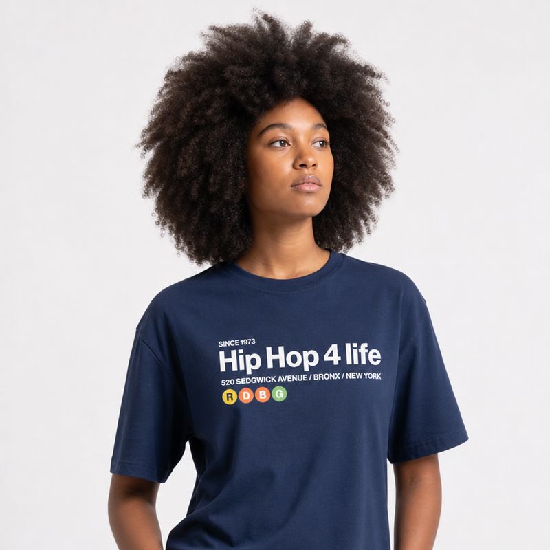 HIP HOP 4 LIFE T-SHIRT (SCRITTA BIANCA) HIP HOP 4 LIFE T-SHIRT (SCRITTA BIANCA)