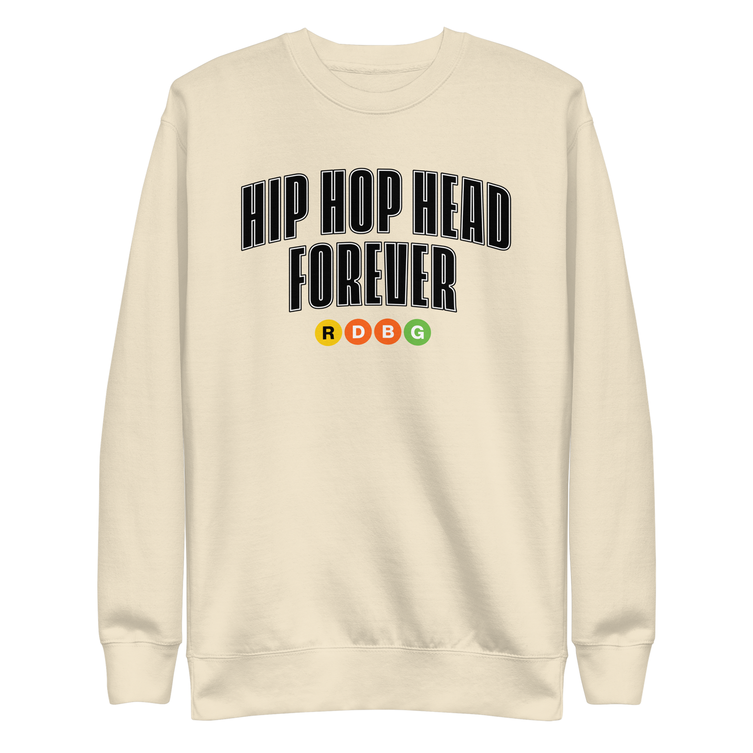 Store 18 HIP HOP HEAD FOREVER FELPA (OUTLINE NERO)