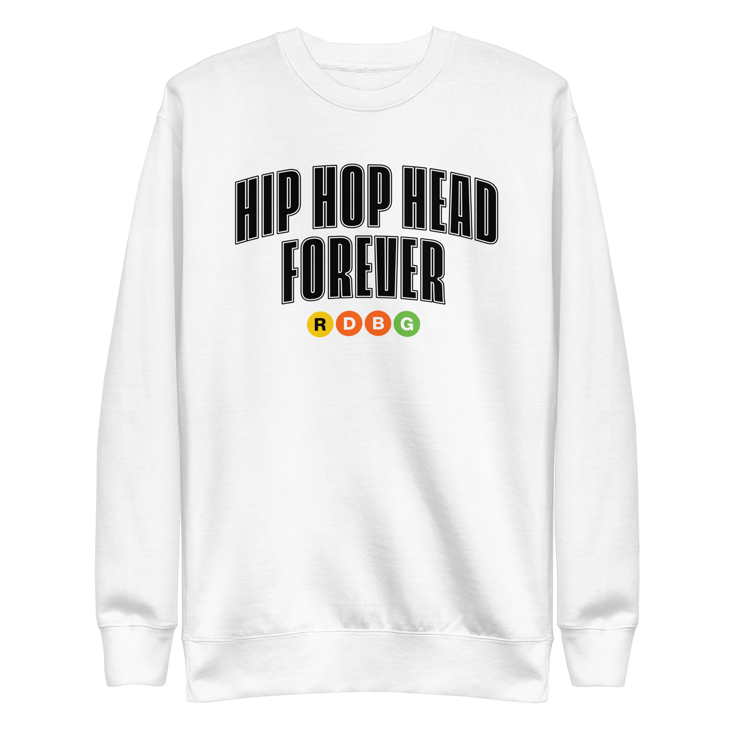 HIP HOP HEAD FOREVER FELPA (OUTLINE NERO) HIP HOP HEAD FOREVER FELPA (OUTLINE NERO)