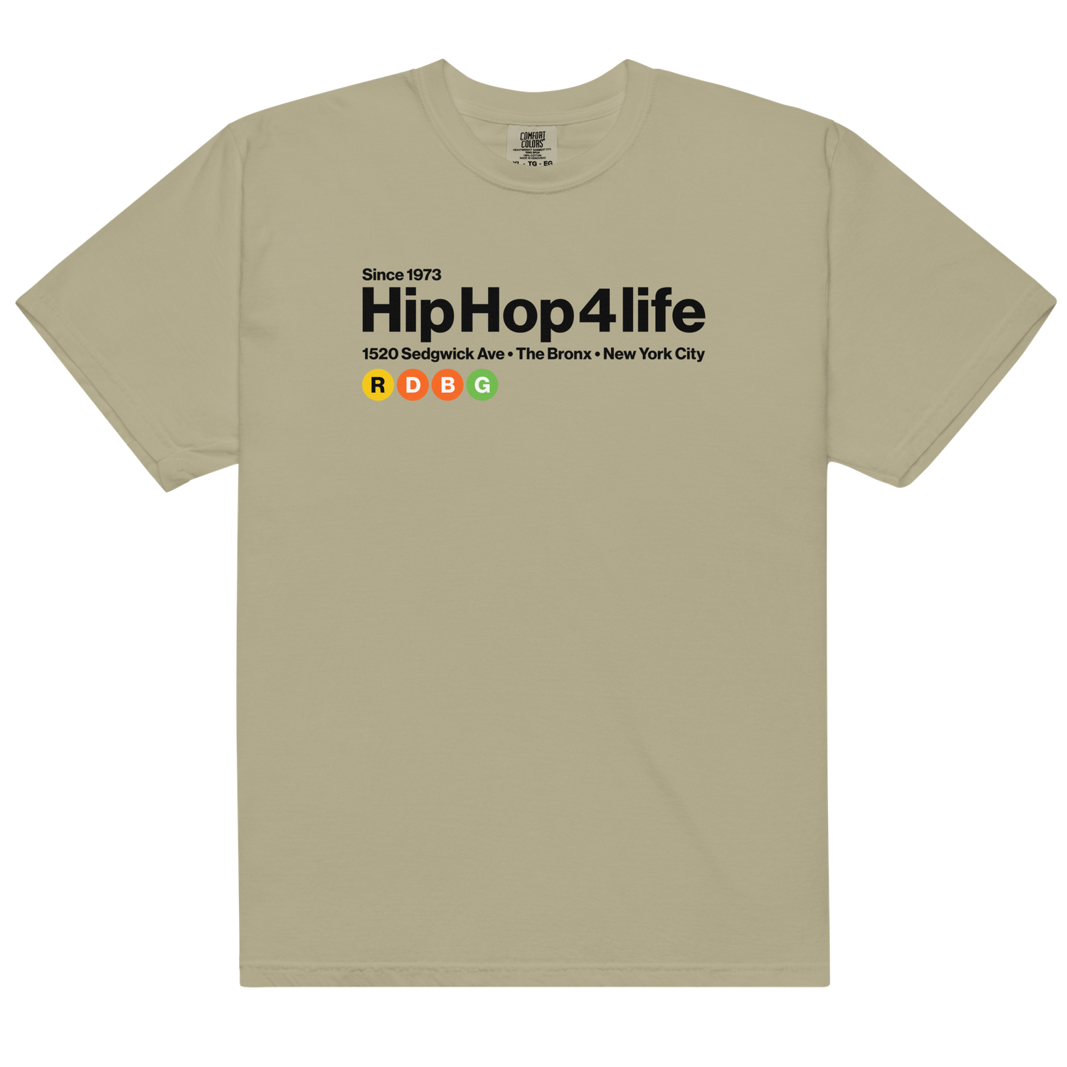HIP HOP 4 LIFE T-SHIRT (BLACK LETTERING) HIP HOP 4 LIFE T-SHIRT (BLACK LETTERING)