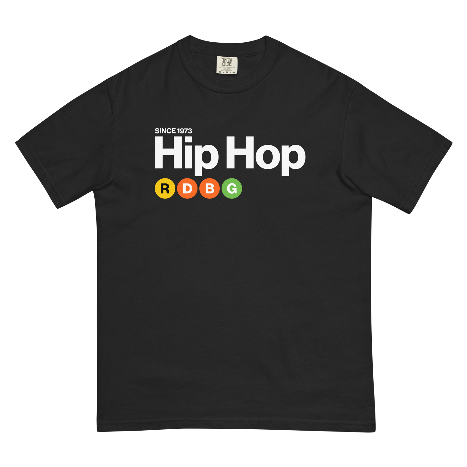 HIP HOP T-SHIRT (SCRITTA BIANCA)