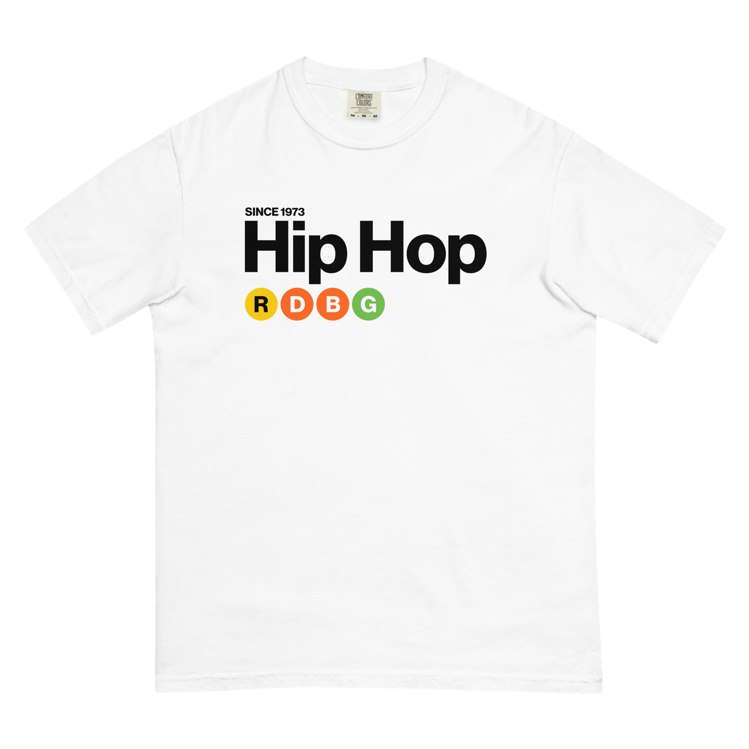 HIP HOP T-SHIRT (SCRITTA NERA)