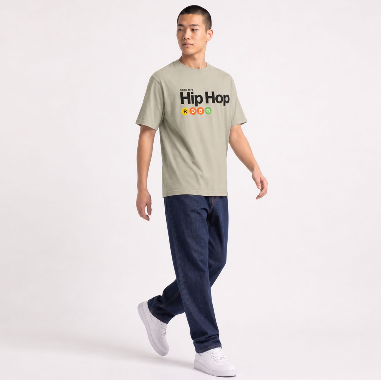HIP HOP T-SHIRT (SCRITTA NERA) HIP HOP T-SHIRT (SCRITTA NERA)