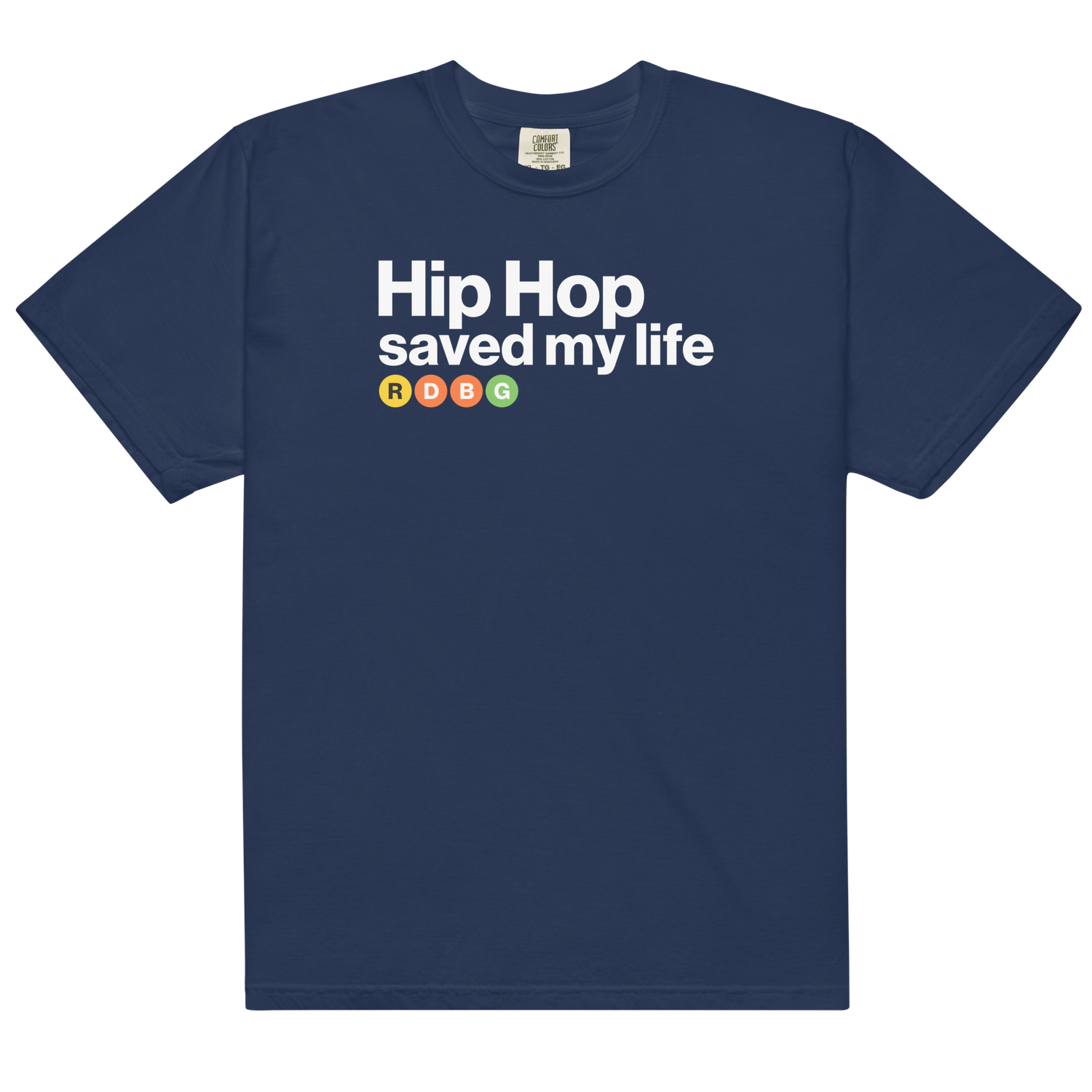 HIP HOP SAVED MY LIFE T-SHIRT (SCRITTA BIANCA) HIP HOP SAVED MY LIFE T-SHIRT (SCRITTA BIANCA)
