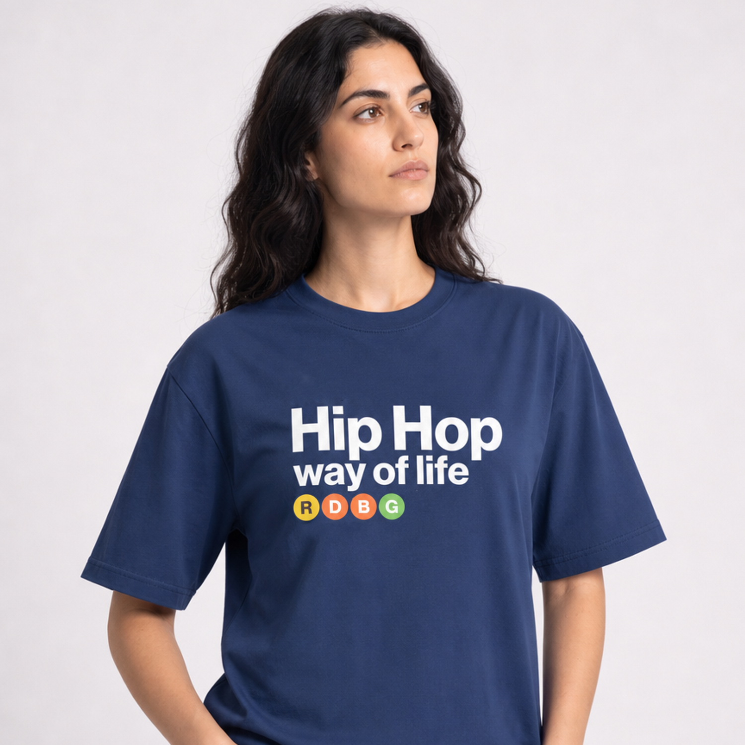 HIP HOP WAY OF LIFE T-SHIRT (SCRITTA BIANCA) HIP HOP WAY OF LIFE T-SHIRT (SCRITTA BIANCA)