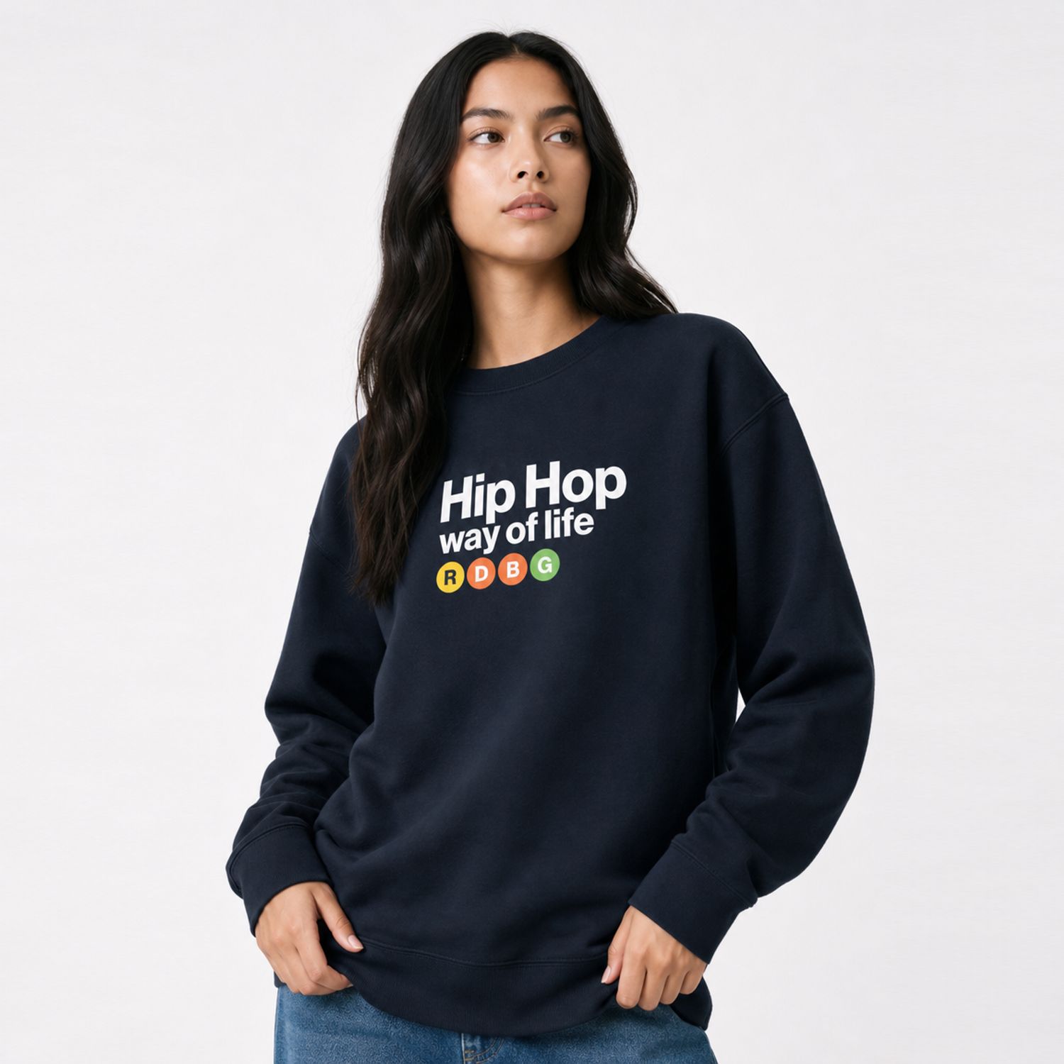 HIP HOP WAY OF LIFE FELPA (SCRITTA BIANCA) HIP HOP WAY OF LIFE FELPA (SCRITTA BIANCA)
