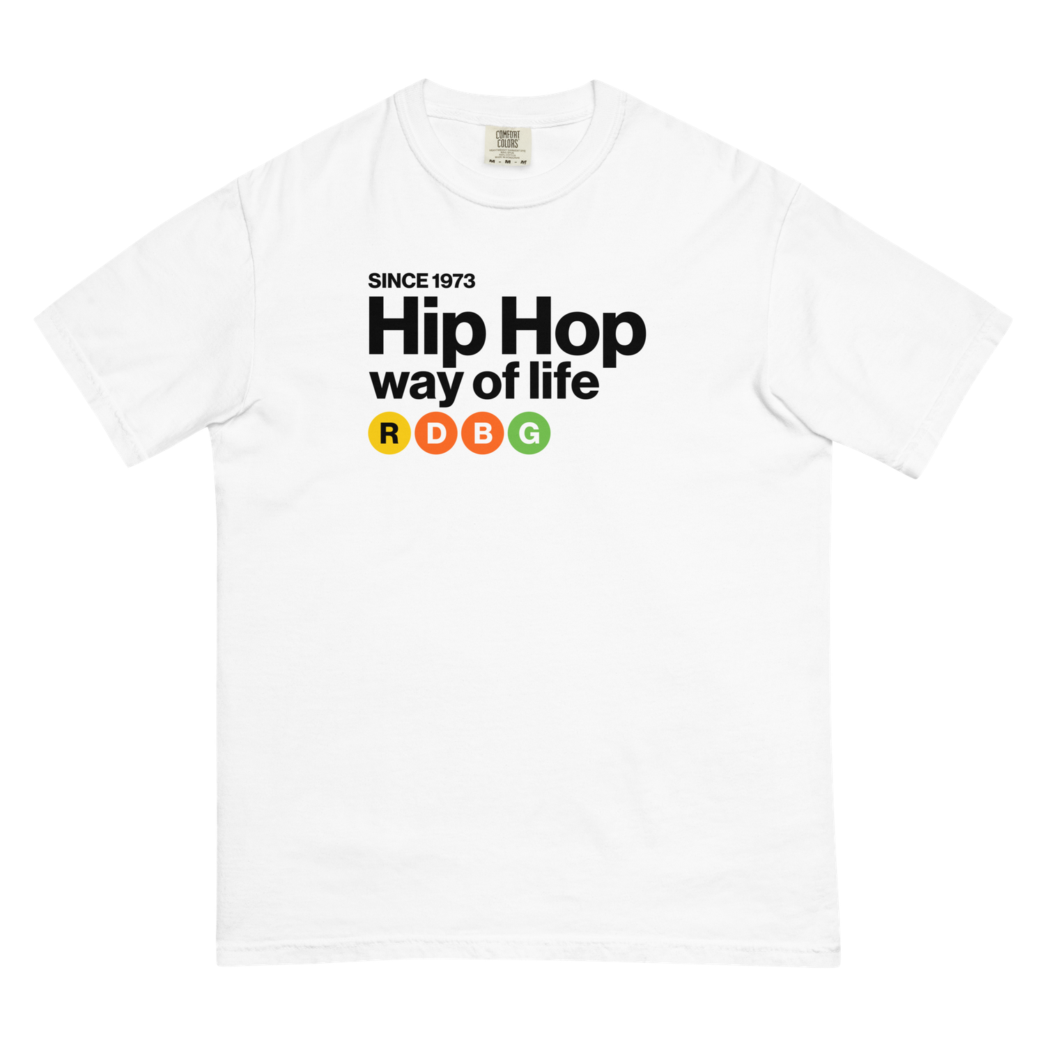 Store 25 HIP HOP WAY OF LIFE T-SHIRT (SCRITTA NERA)