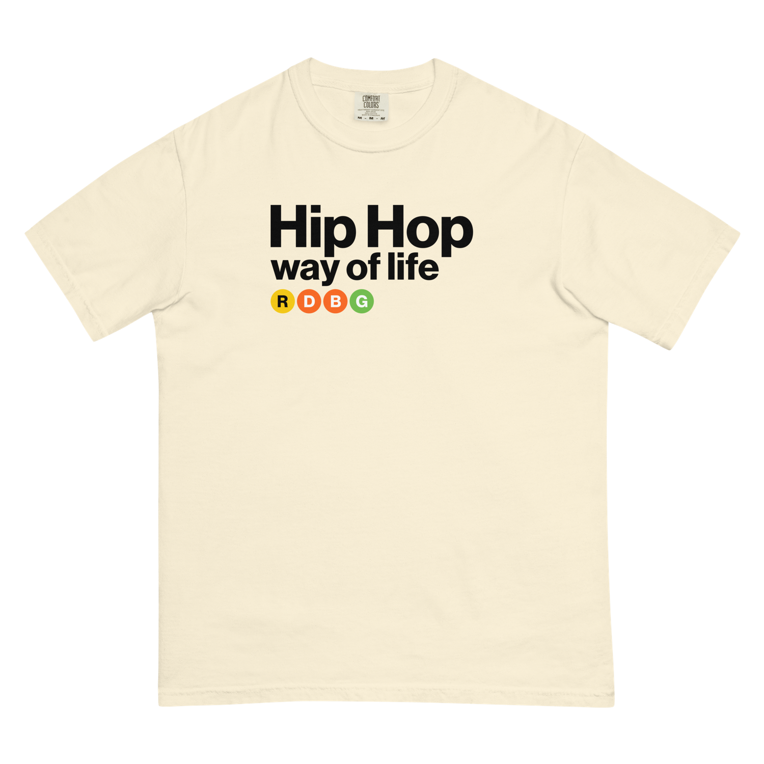 HIP HOP WAY OF LIFE T-SHIRT (SCRITTA NERA) HIP HOP WAY OF LIFE T-SHIRT (SCRITTA NERA)