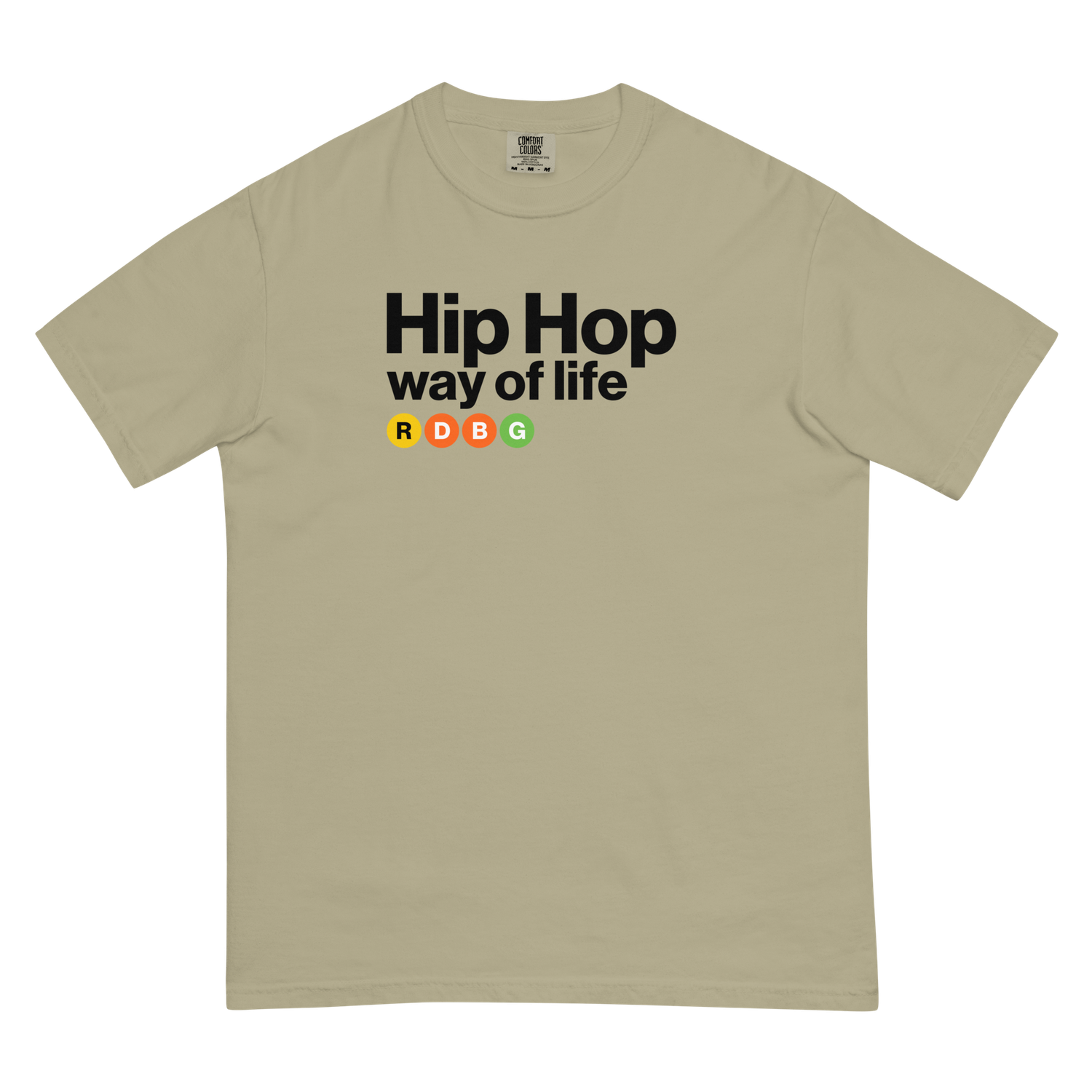 HIP HOP WAY OF LIFE T-SHIRT (SCRITTA NERA) HIP HOP WAY OF LIFE T-SHIRT (SCRITTA NERA)