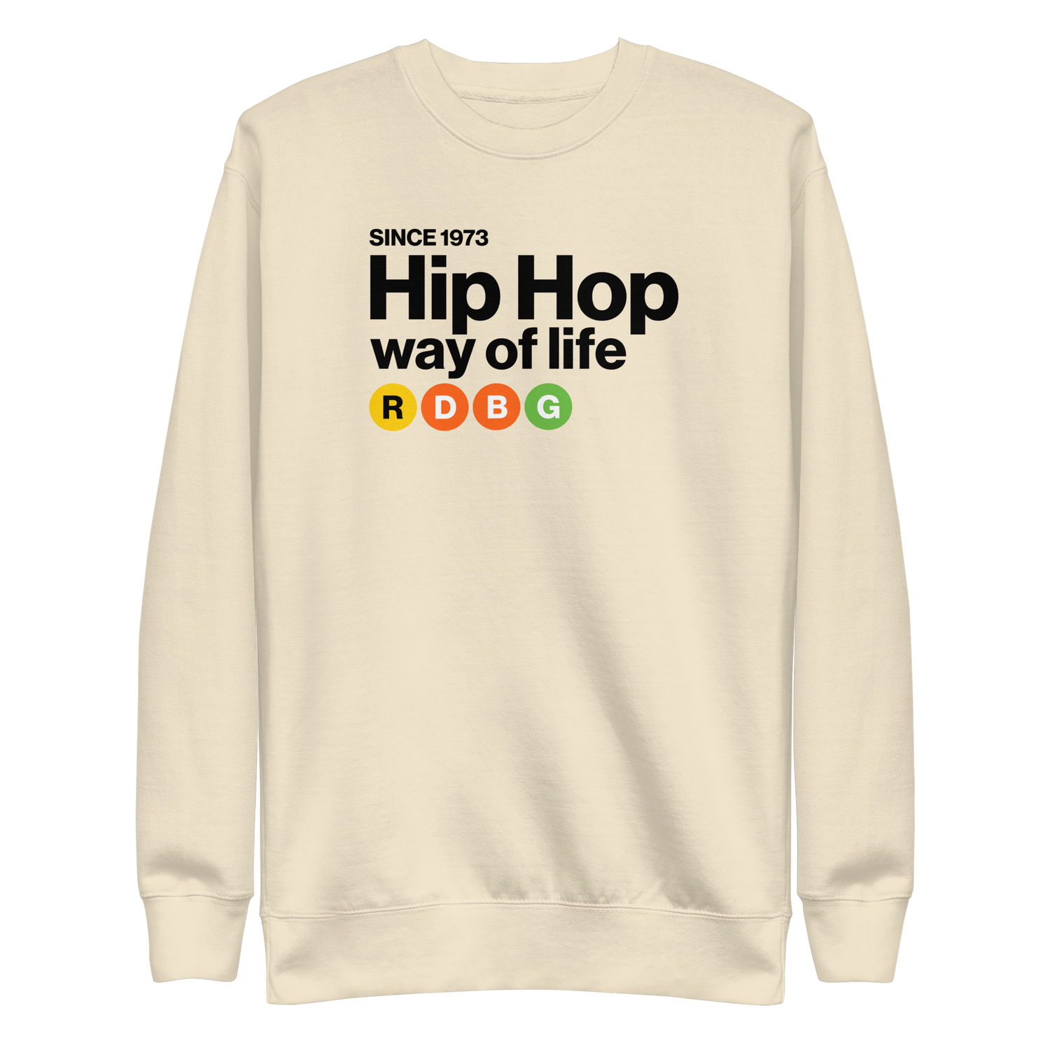 Store 26 HIP HOP WAY OF LIFE FELPA (SCRITTA NERA)