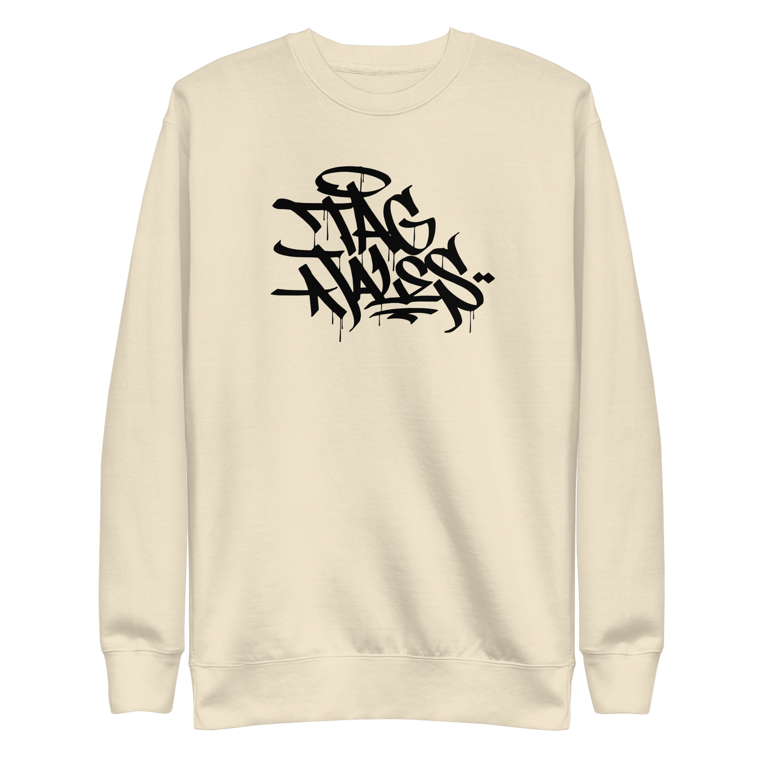 TAG TALES LOGO NERO FELPA • DESIGN BY LUCA BEAN BARCELLONA