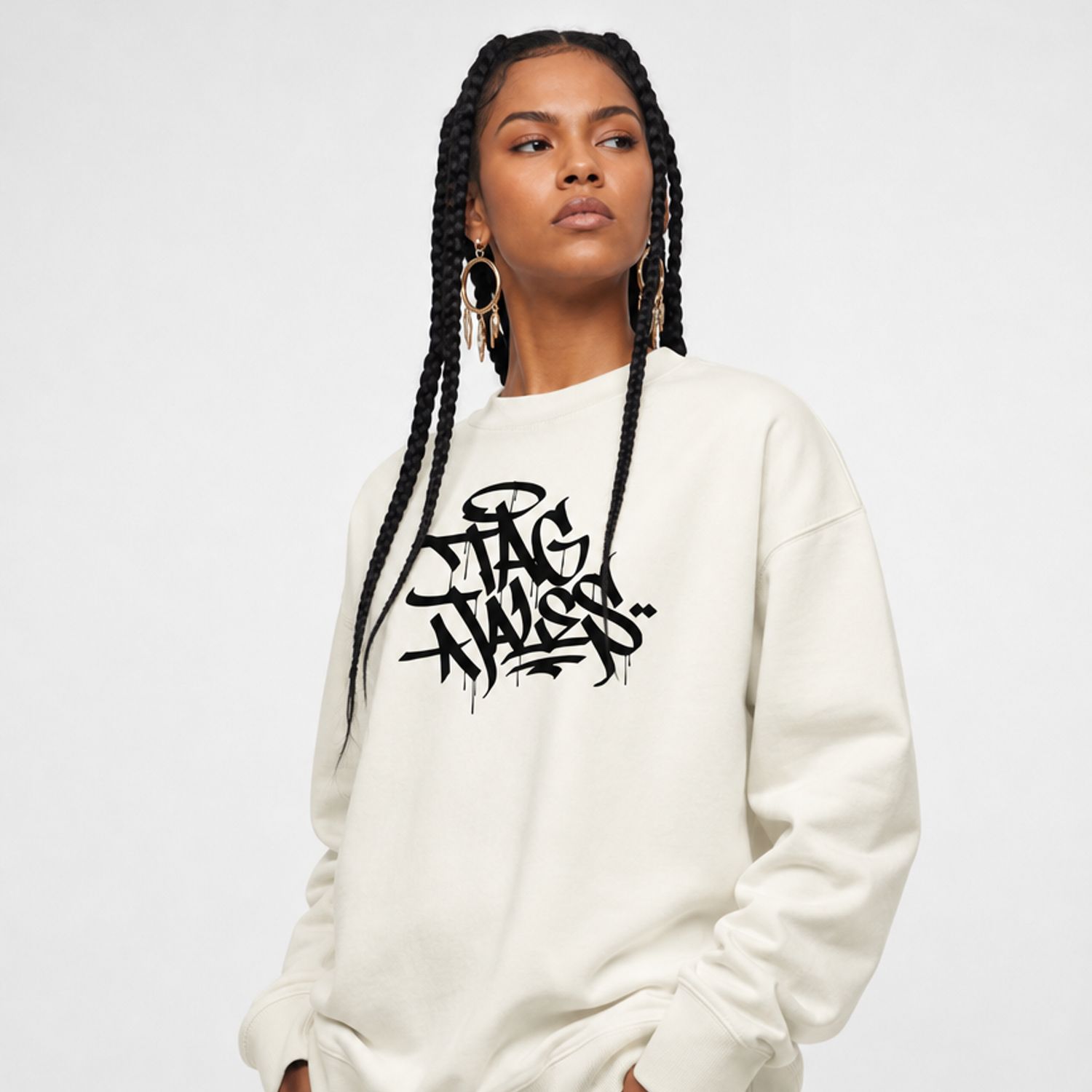 TAG TALES BLACK LOGO NERO SWEATSHIRT • DESIGN BY LUCA BEAN BARCELLONA TAG TALES BLACK LOGO NERO SWEATSHIRT • DESIGN BY LUCA BEAN BARCELLONA