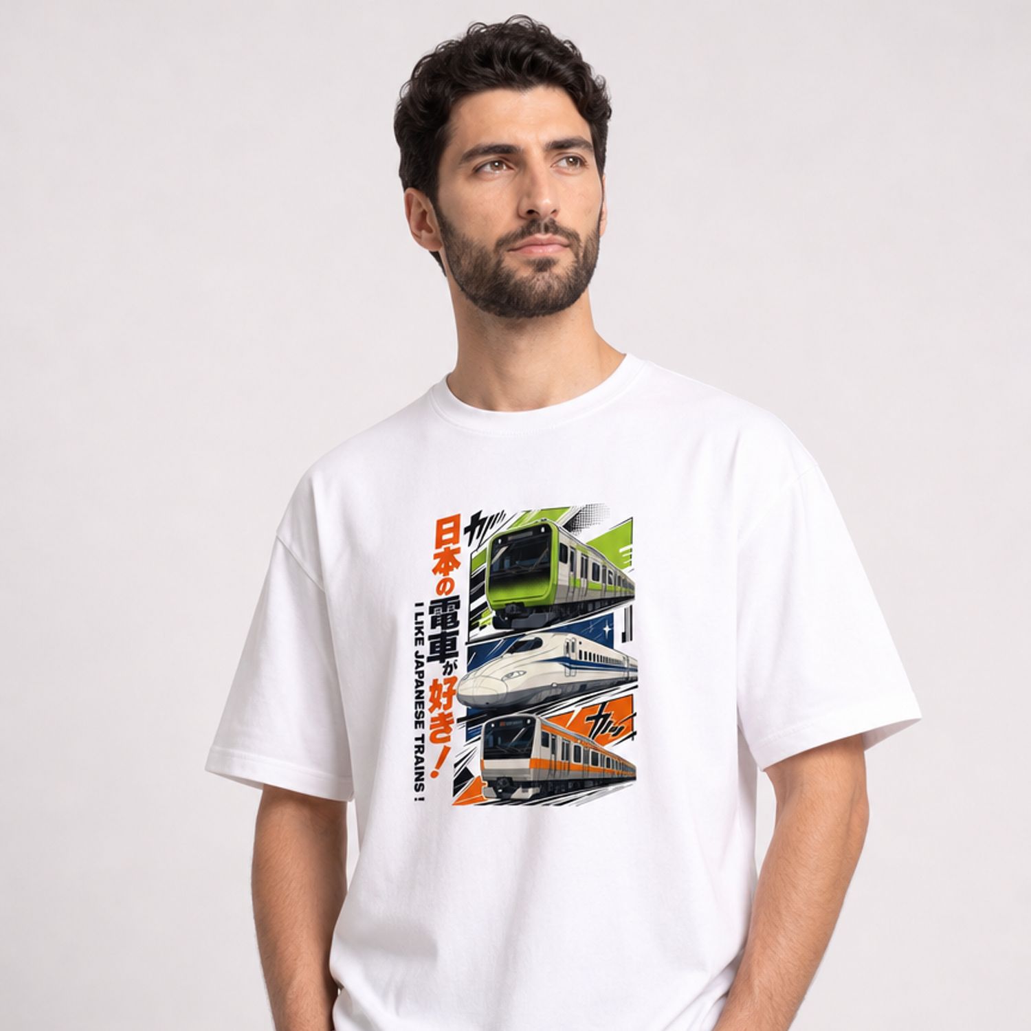 I like japanese trains - 日本の電車が好き! t-shirt