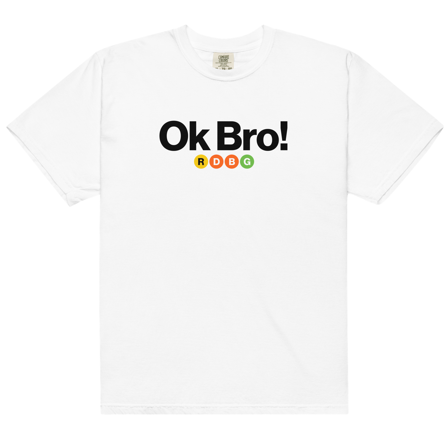 Store 11 OK BRO! T-SHIRT (SCRITTA NERA)