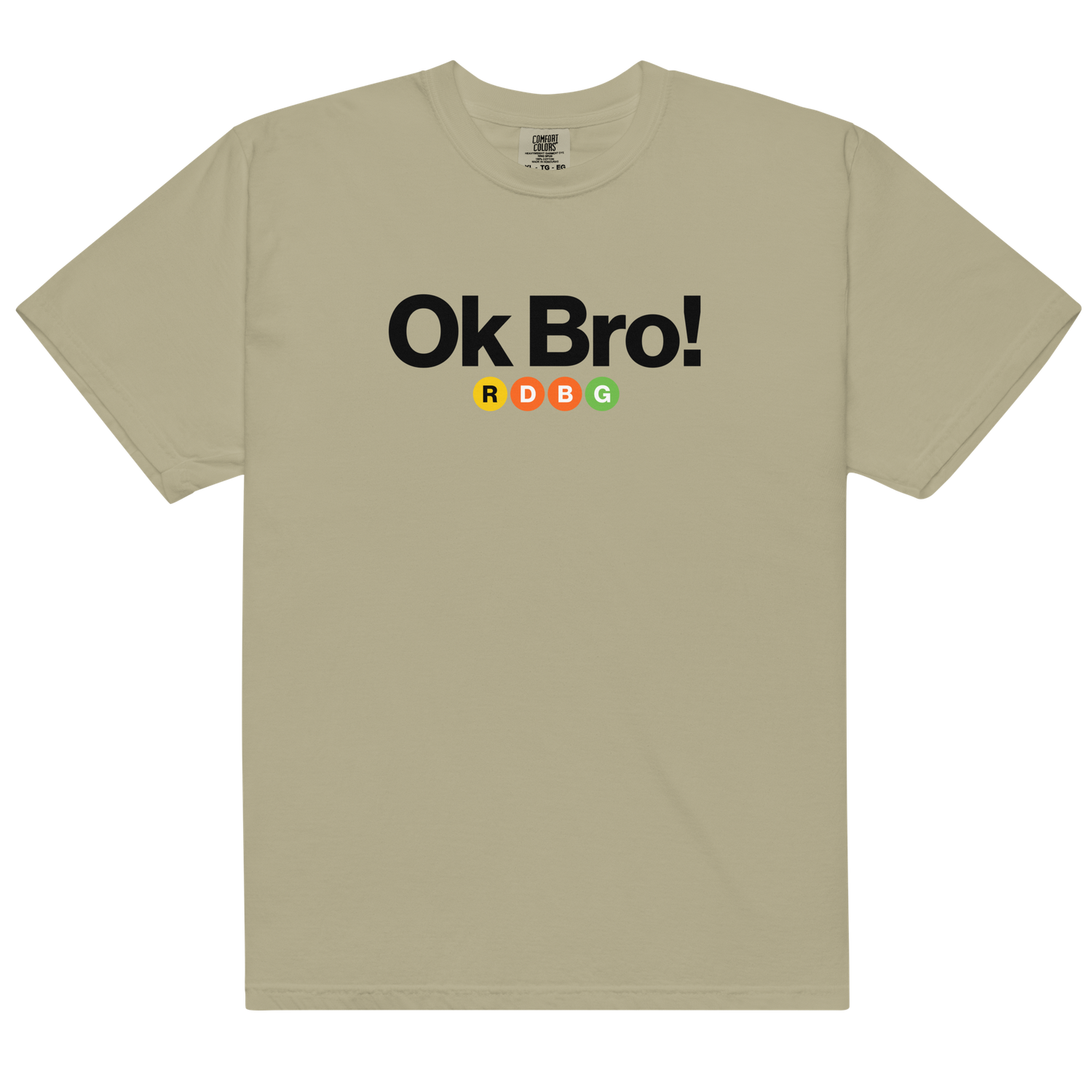 OK BRO! T-SHIRT (SCRITTA NERA) OK BRO! T-SHIRT (SCRITTA NERA)