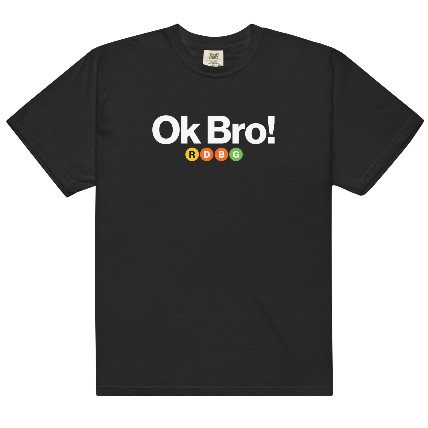 OK BRO! T-SHIRT (SCRITTA BIANCA) OK BRO! T-SHIRT (SCRITTA BIANCA)