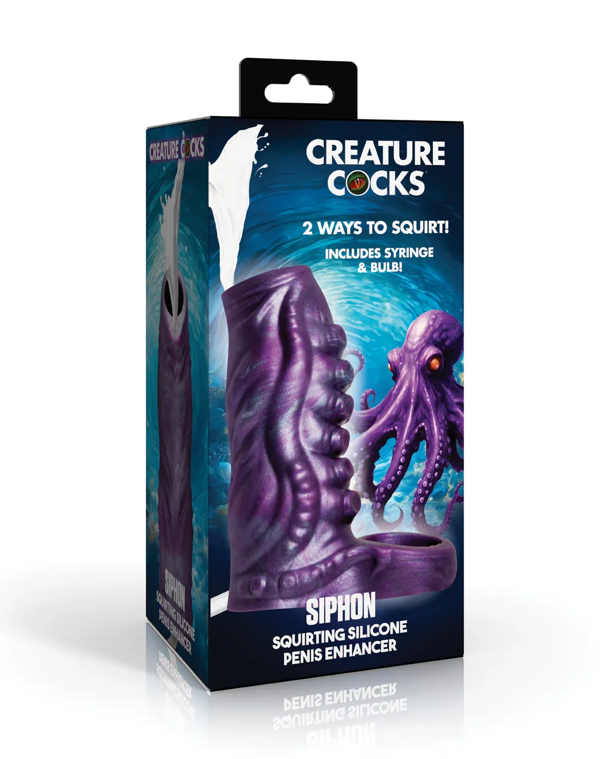 Creature Cocks Tentacle Squirting Silicone Penis Enhancer