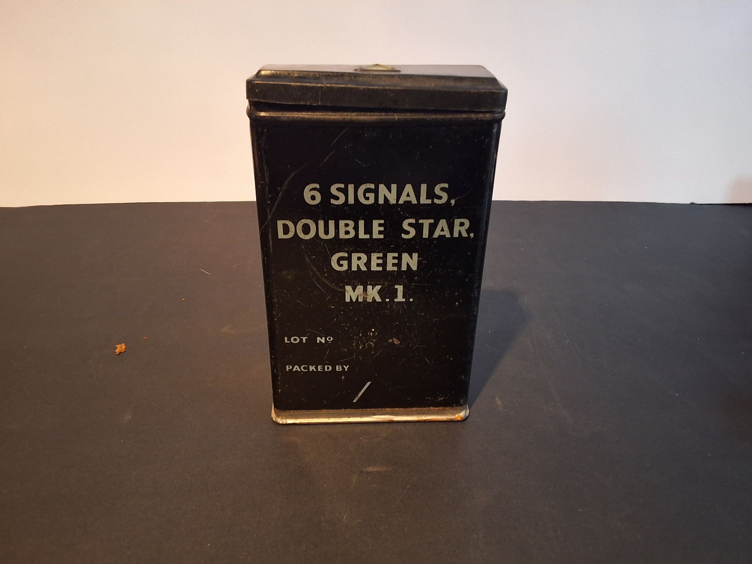 Vintage British Green Star Tin