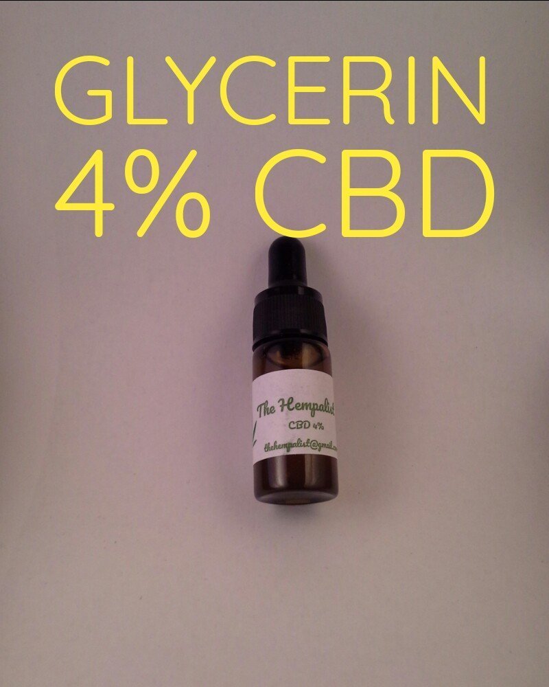 GLYCERIN EXTRACT, 4% CBD GLYCERIN EXTRACT, 4% CBD