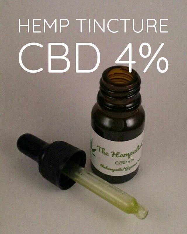 ALCOHOLIC TINCTURE, 4% CBD