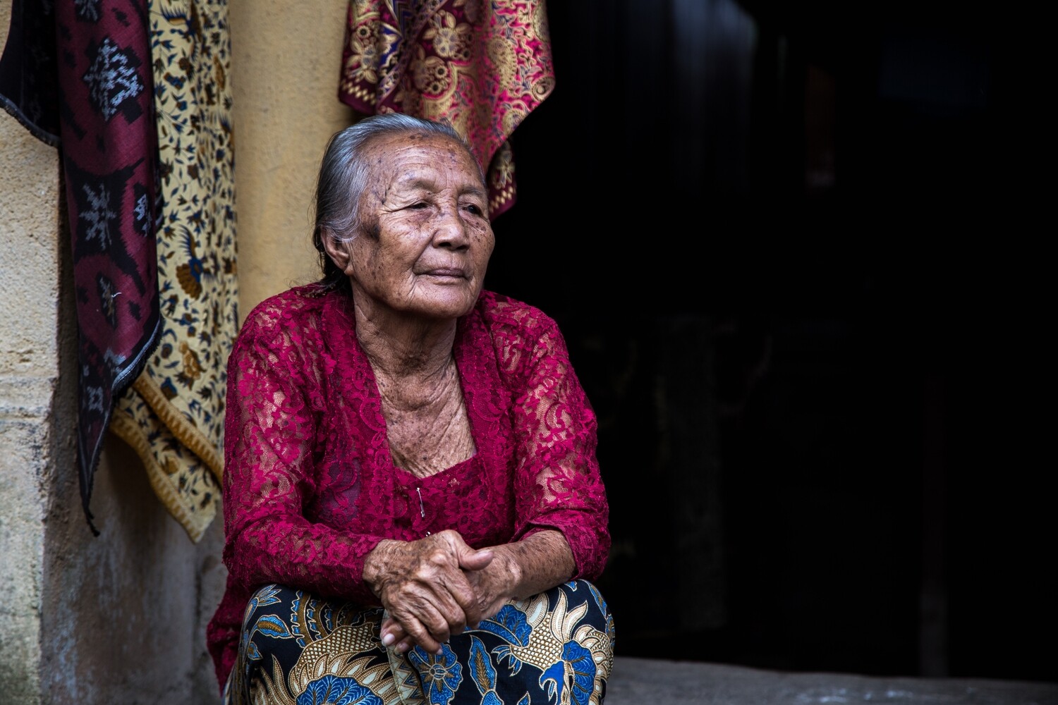Old Balinese woman