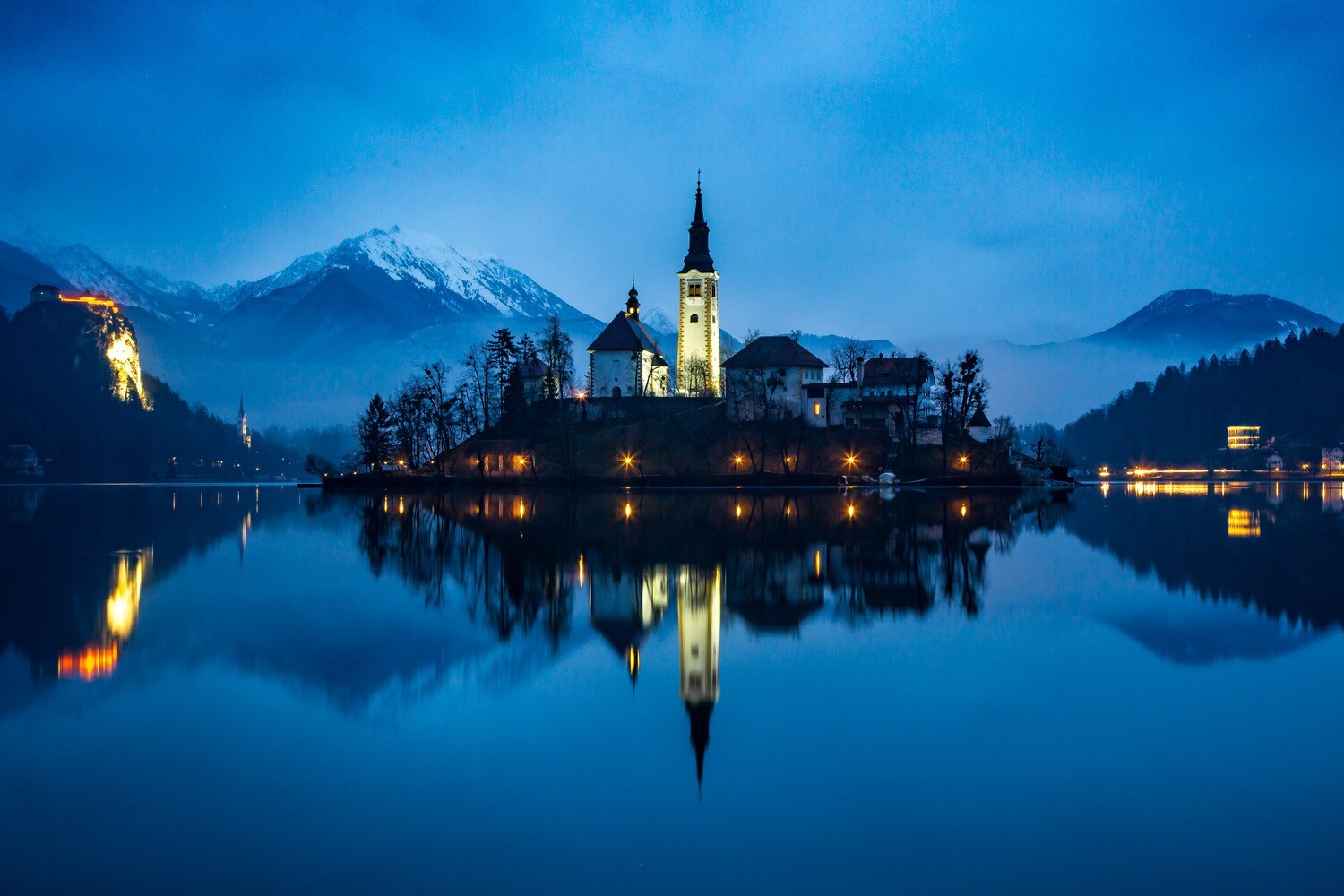 Bled in blue