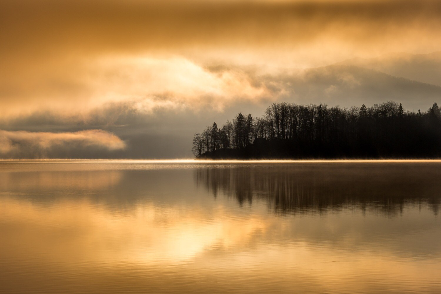 Lake reflection