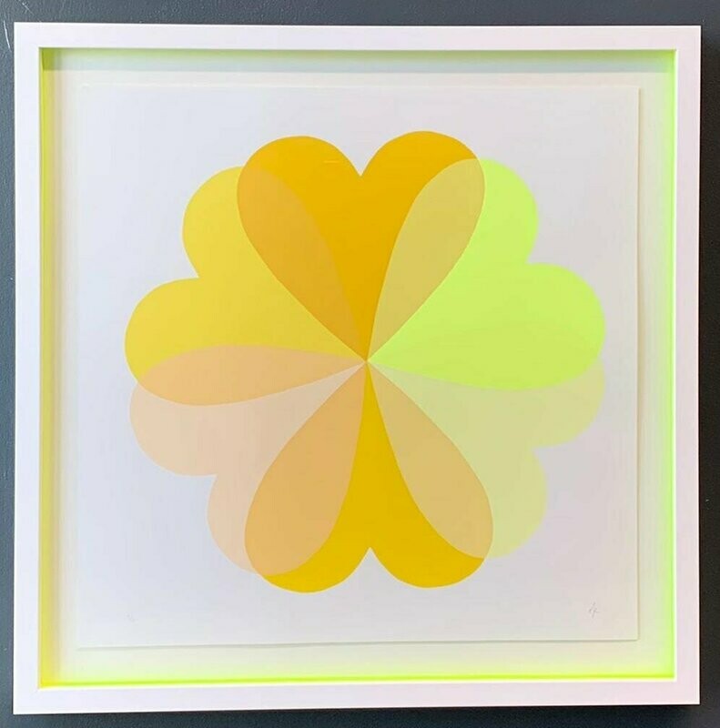 Hannah Carvell - Large Hearts & Flowers (Sunshine)