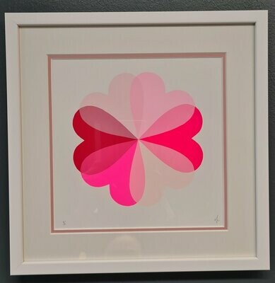 Hannah Carvell - Mini Hearts & Flowers (Neon Pinks and Red)