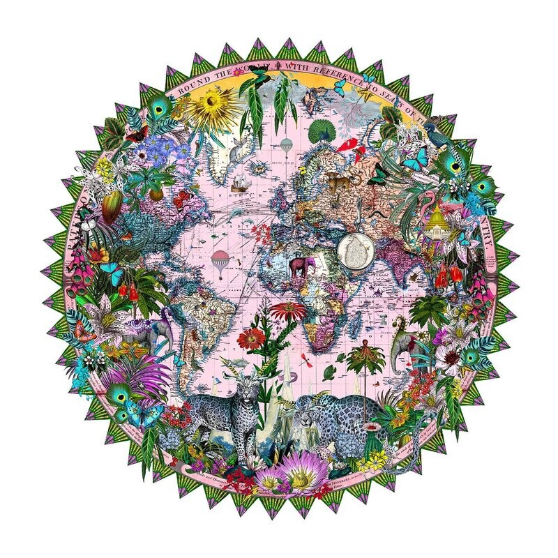 Kristjana S Williams - Ceylon Leopard Circular Solsetur