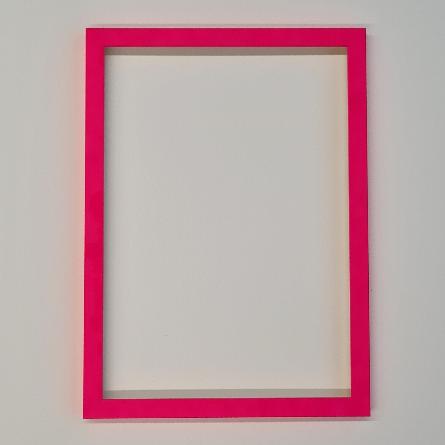 Neon Ready Made Frame, Size of artwork: 196 x 146mm, Colour: Neon Pink