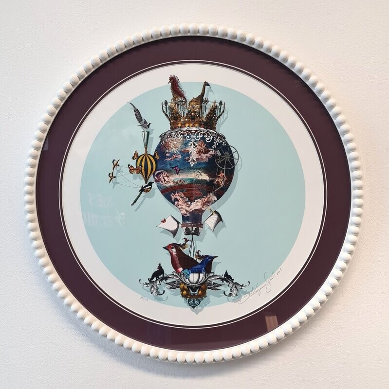 Kristjana S Williams - Giraffa Korona (Framed)