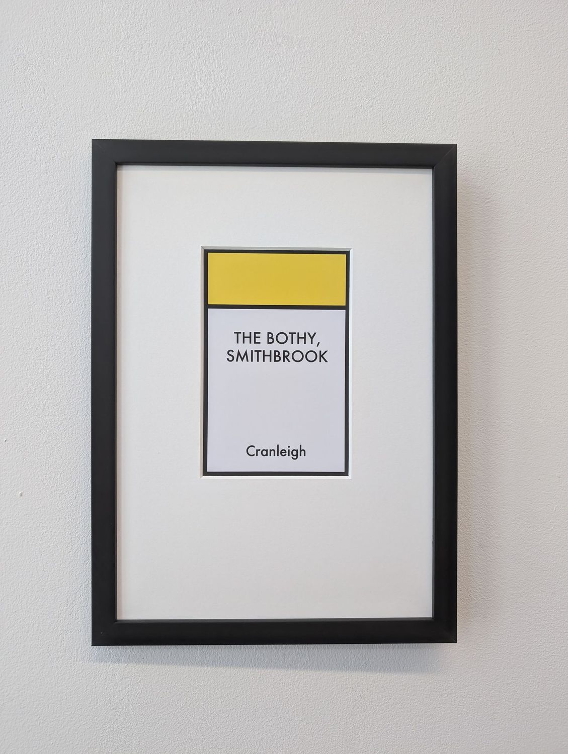 Single Personalised Monopoly Print