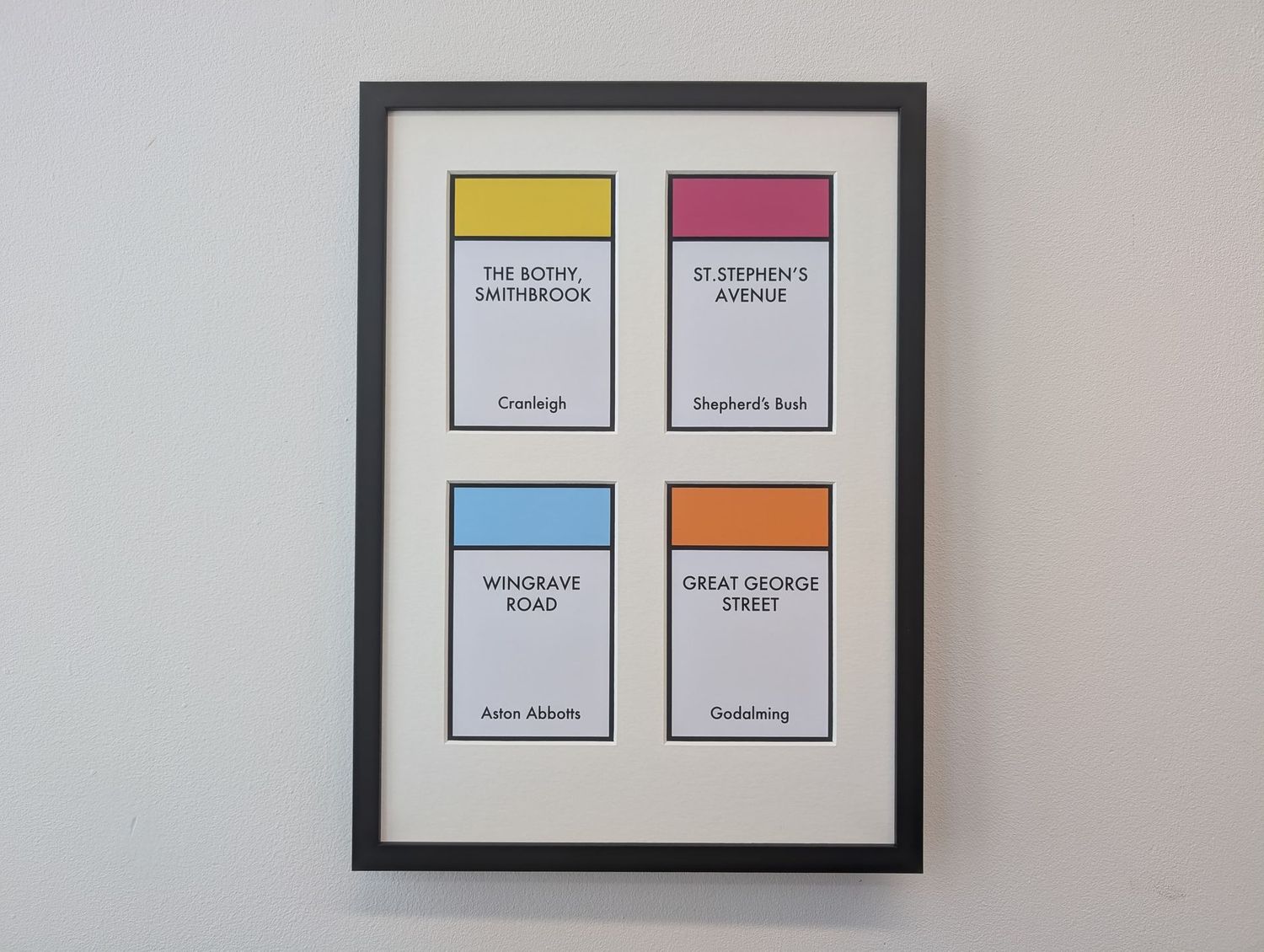 4 In 1 Personalised Monopoly Print