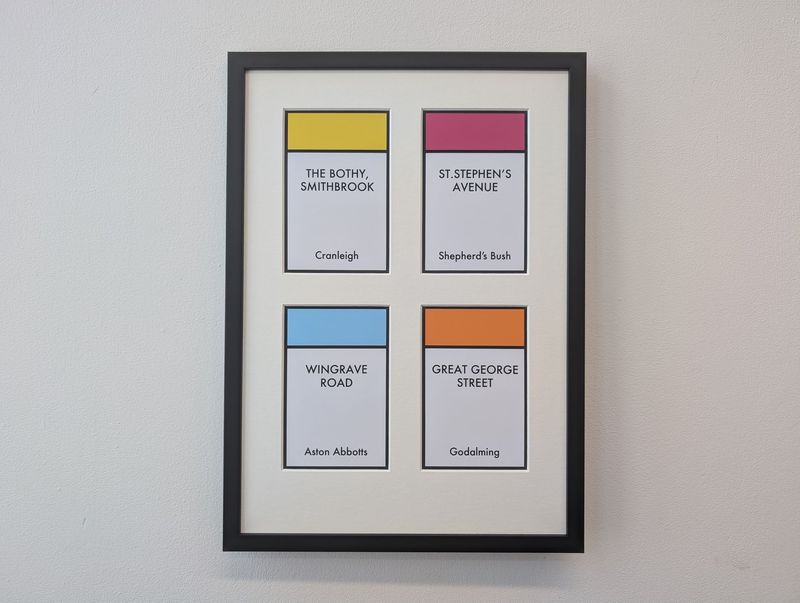 4 In 1 Personalised Monopoly Print