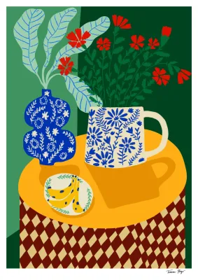 Teresa Rego - Porcelain and Carnations