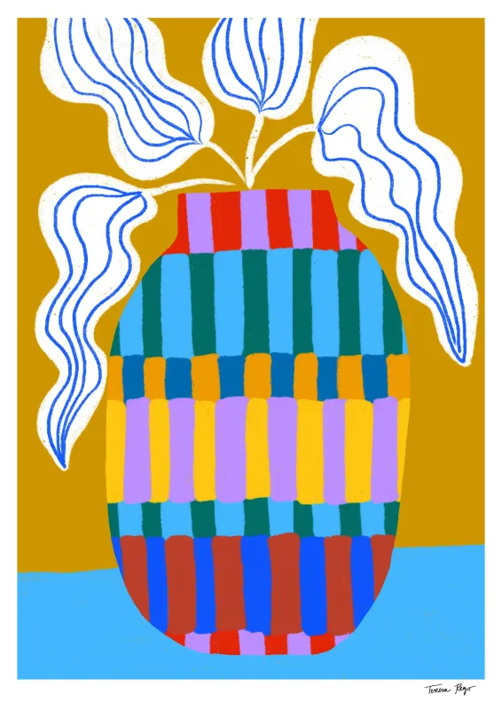 Teresa Rego - Striped Vase